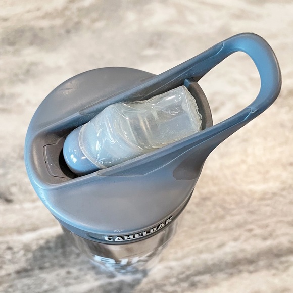 NWOT Contigo Water Bottle Bike Eat Sleep Repeat 750 mL Grey White - Picture 9 of 10